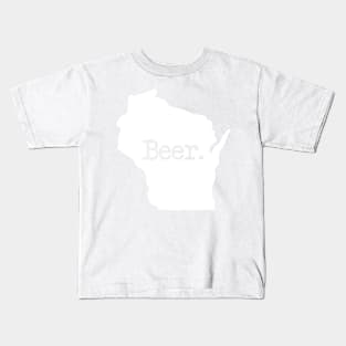 Wisconsin Beer WI Kids T-Shirt